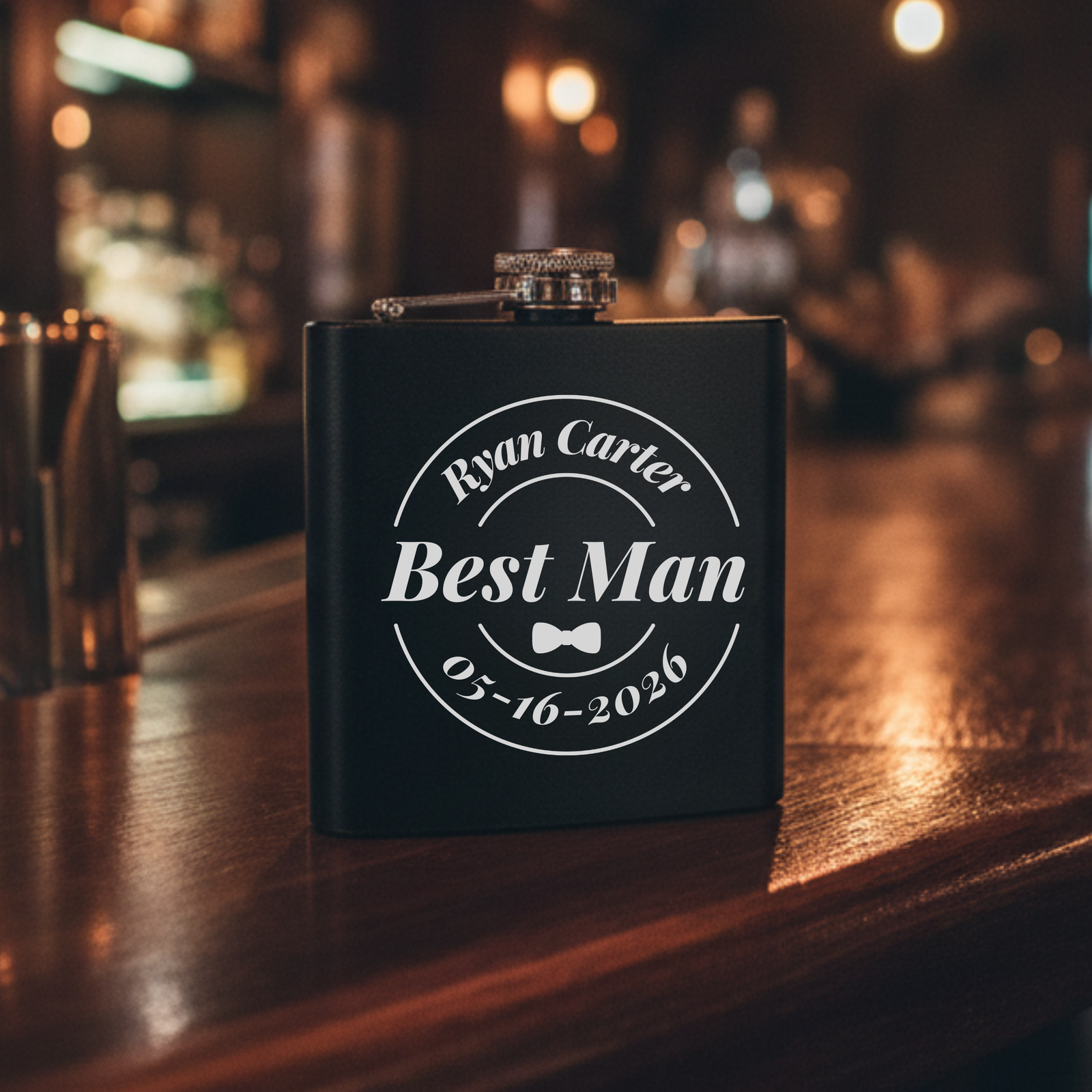 Fine Reserve Grooms Crew Flask