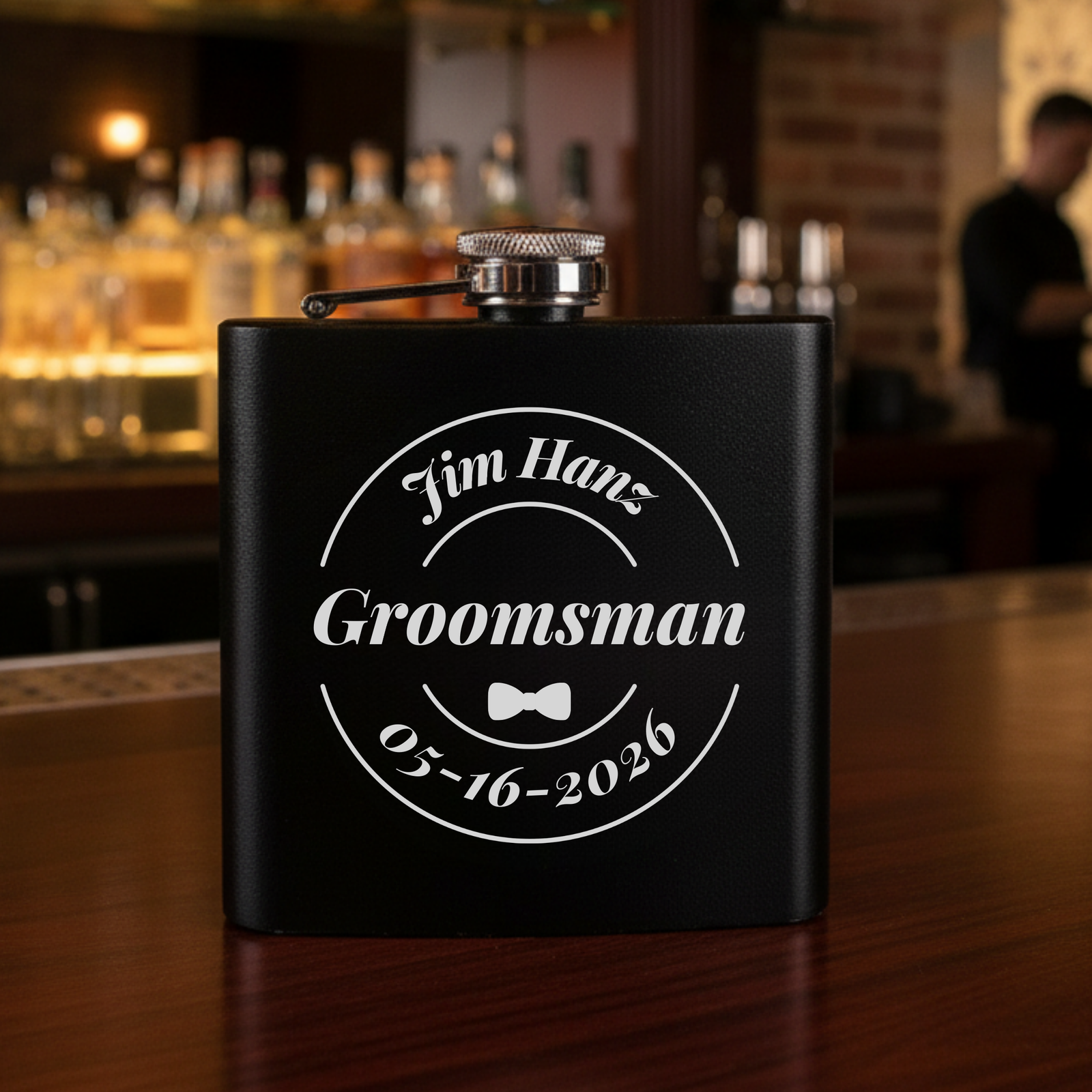 Fine Reserve Grooms Crew Flask