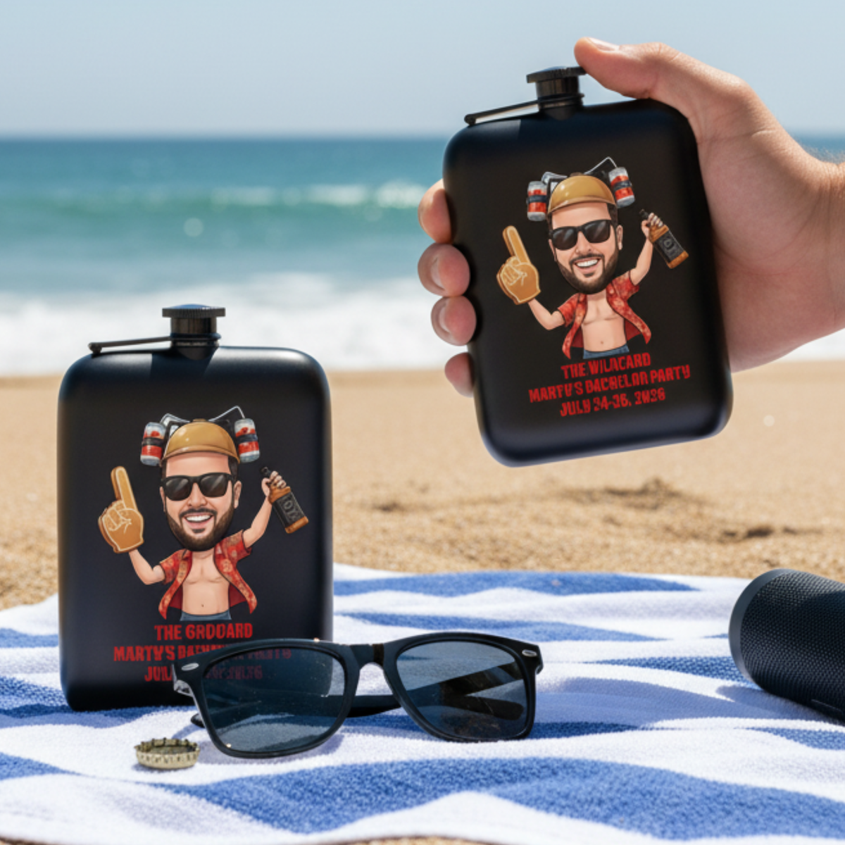 Crazy Bachelor Weekend Flask