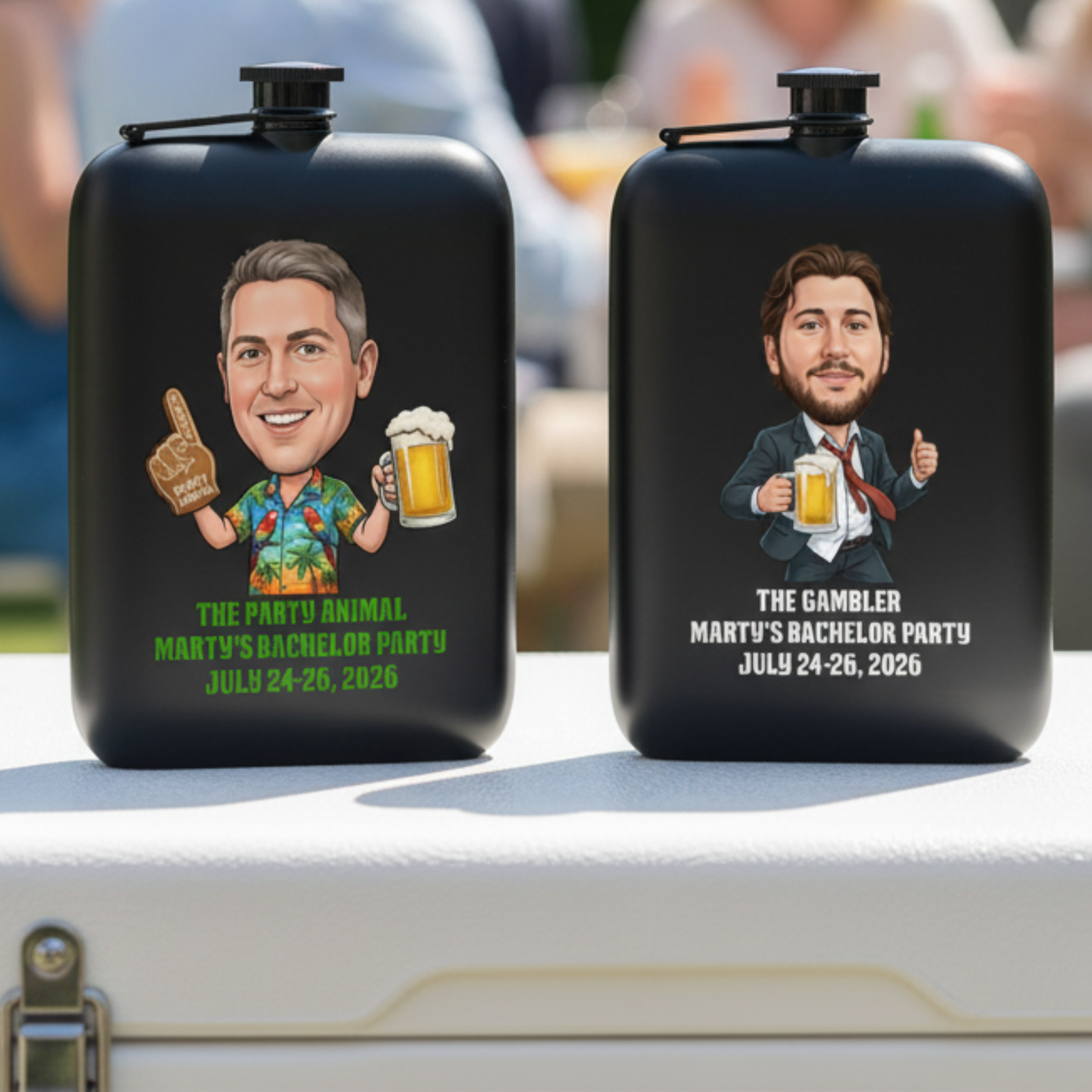 Crazy Bachelor Weekend Flask