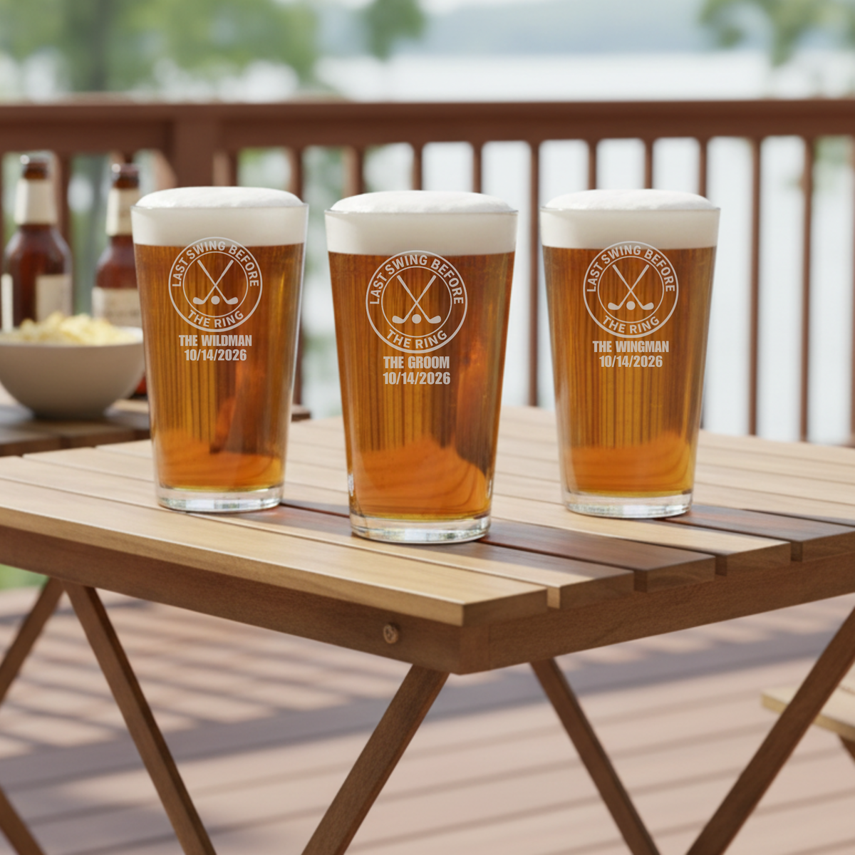 Last Swing Bachelor Pint Glass