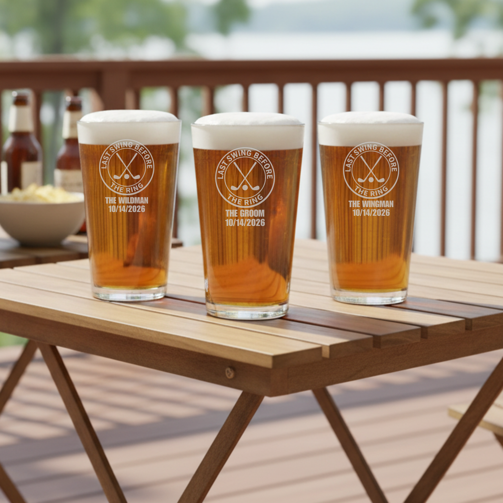 Last Swing Bachelor Pint Glass