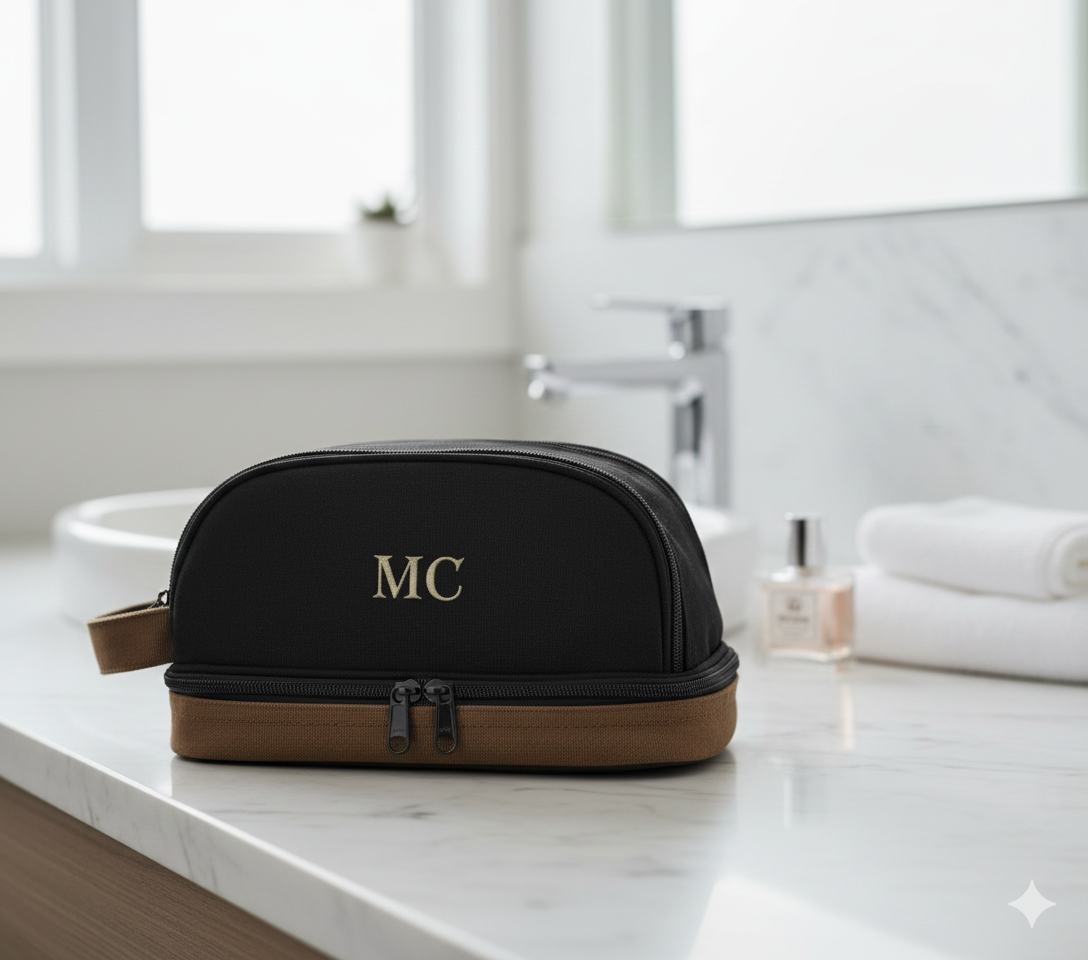 Personalized Traveler's Toiletry Bag
