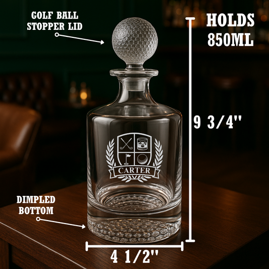 The Green Jacket Whiskey Decanter