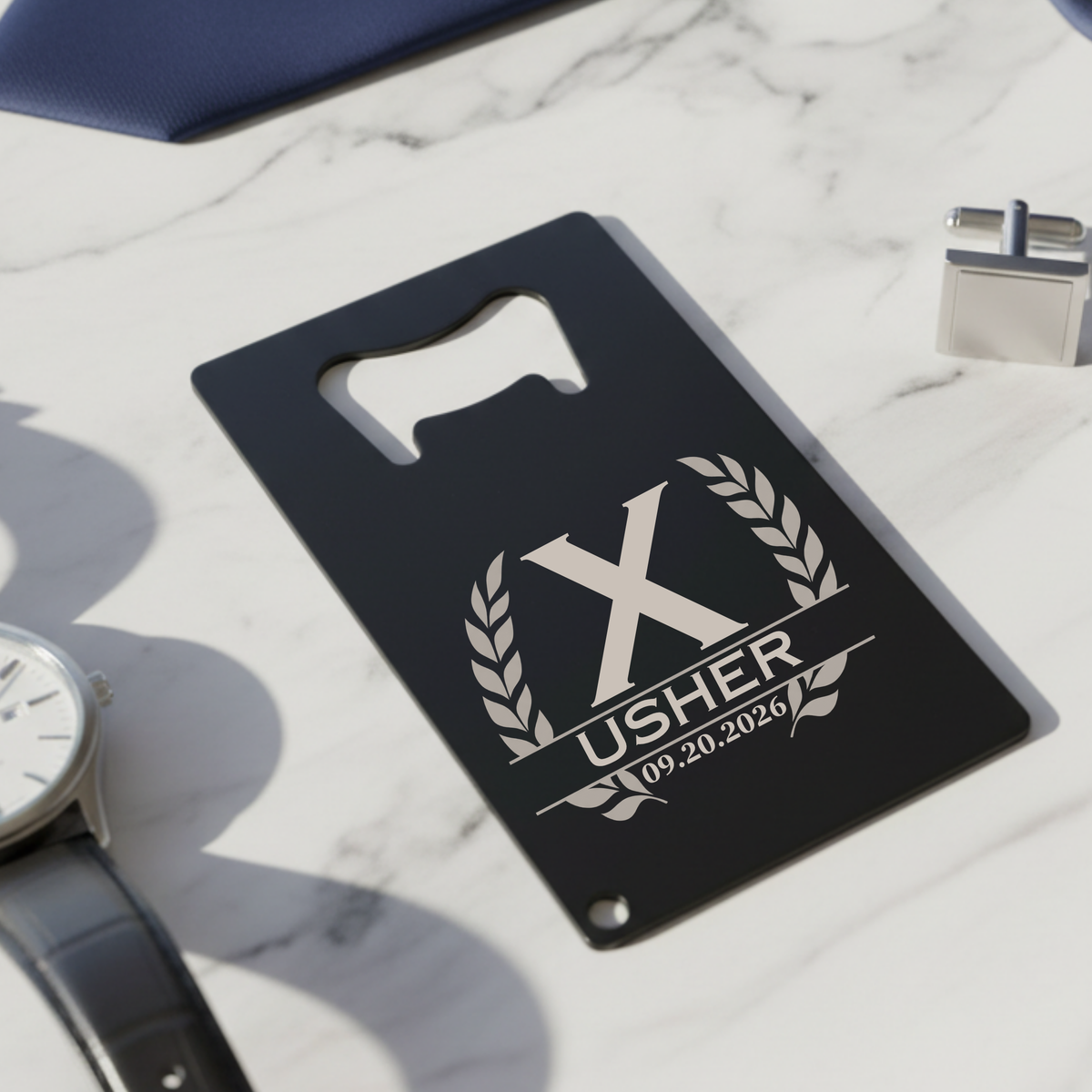 Groomsmen Card Bottle Opener