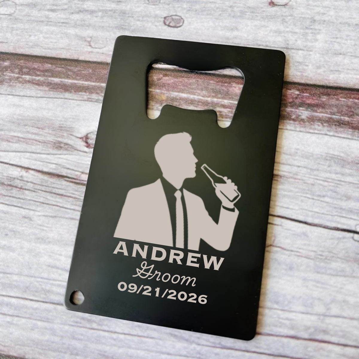 Suited Up Card Opener