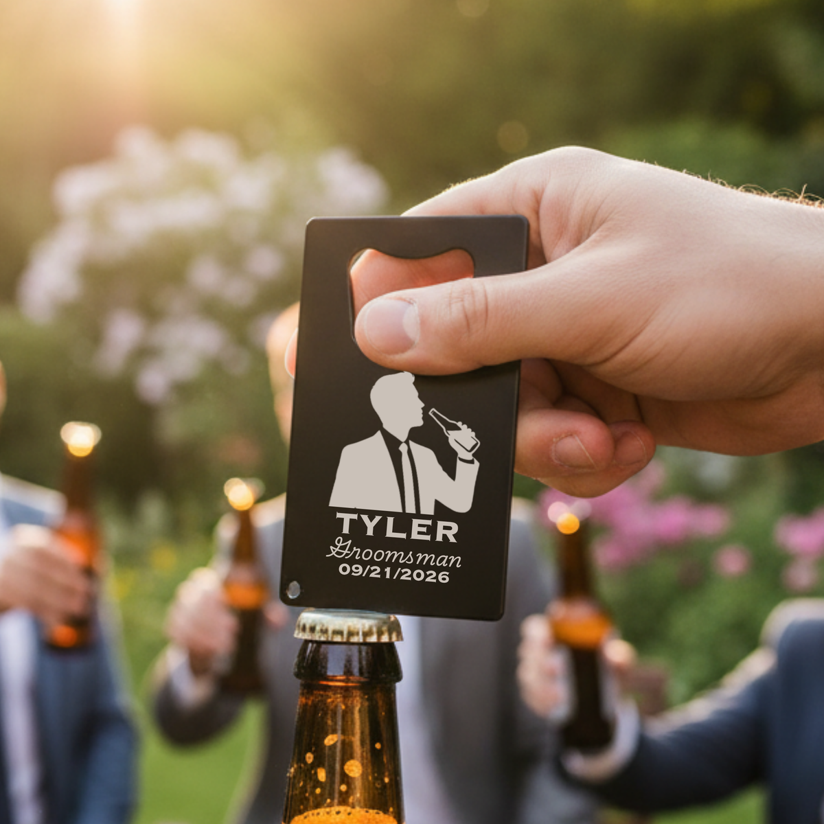 Suited Up Card Opener