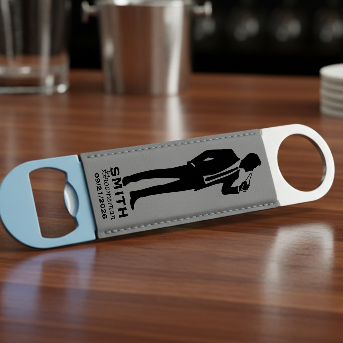 Grooms Crew Bottle Opener