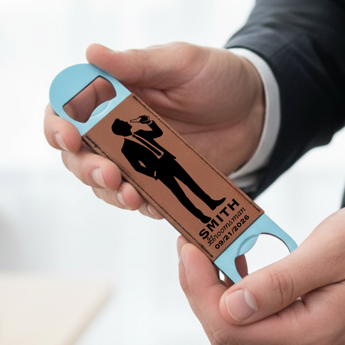 Grooms Crew Bottle Opener