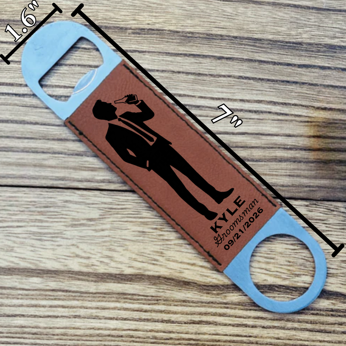 Grooms Crew Bottle Opener