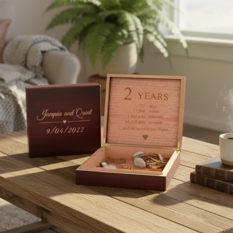 Sentimental Personalized Keepsake Box