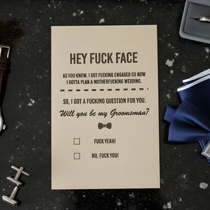 Groomsmen Proposal Bomb