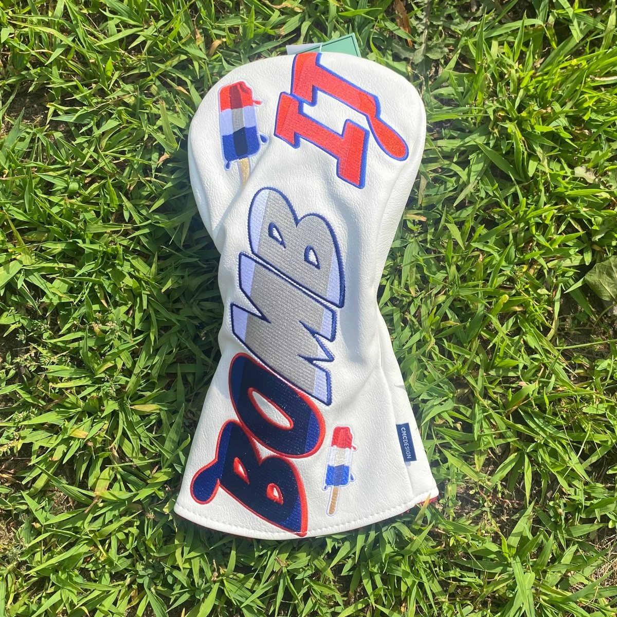 Unique Personalized Bomb It Head Cover Customized Golf Gifts for Men by Groovy Guy