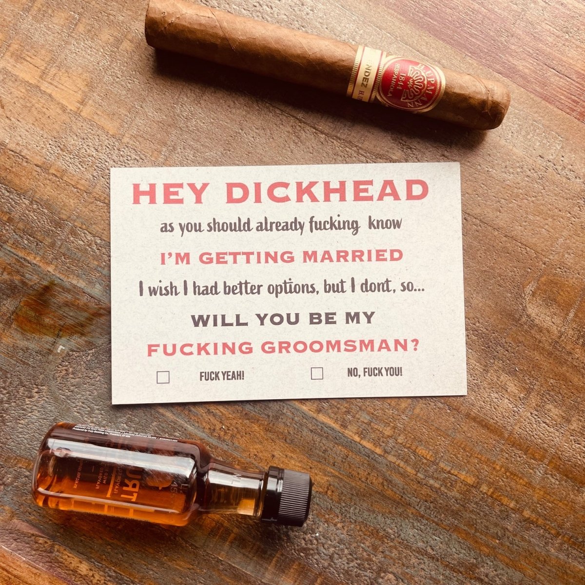 Unique Personalized Indecent Proposal Customized Gifts for Men by Groovy Guy