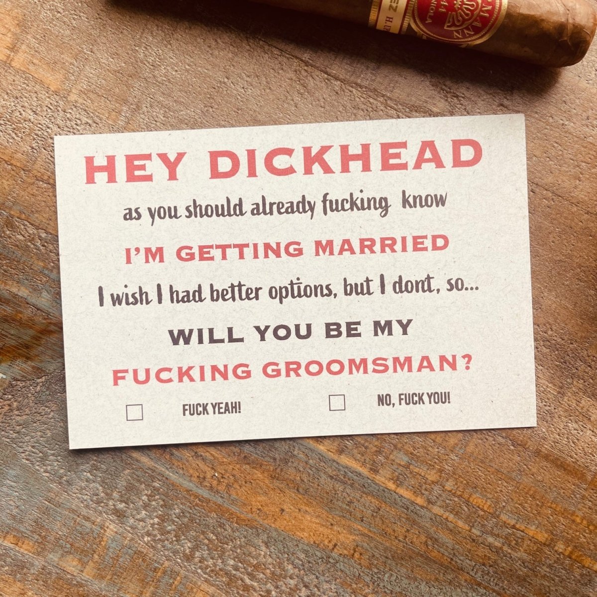 Unique Personalized Indecent Proposal Customized Gifts for Men by Groovy Guy