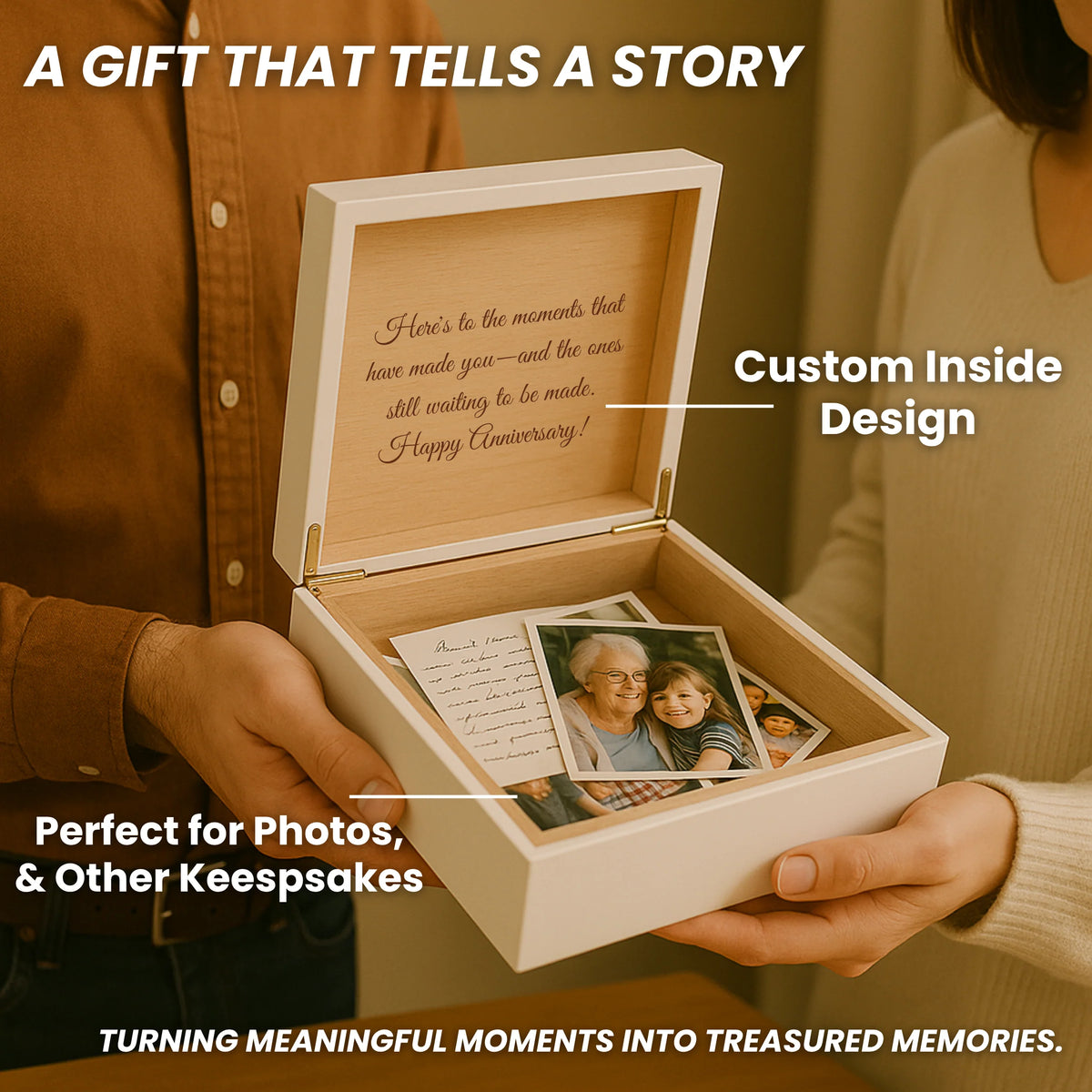 Sentimental Personalized Keepsake Box