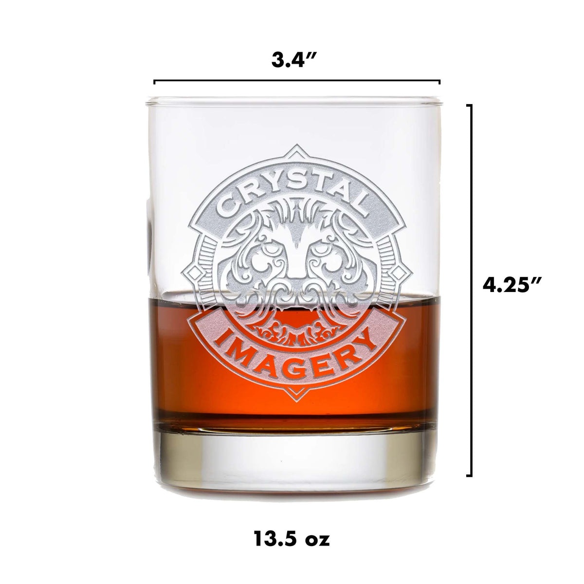 Engraved Golf Lover Whiskey Glass