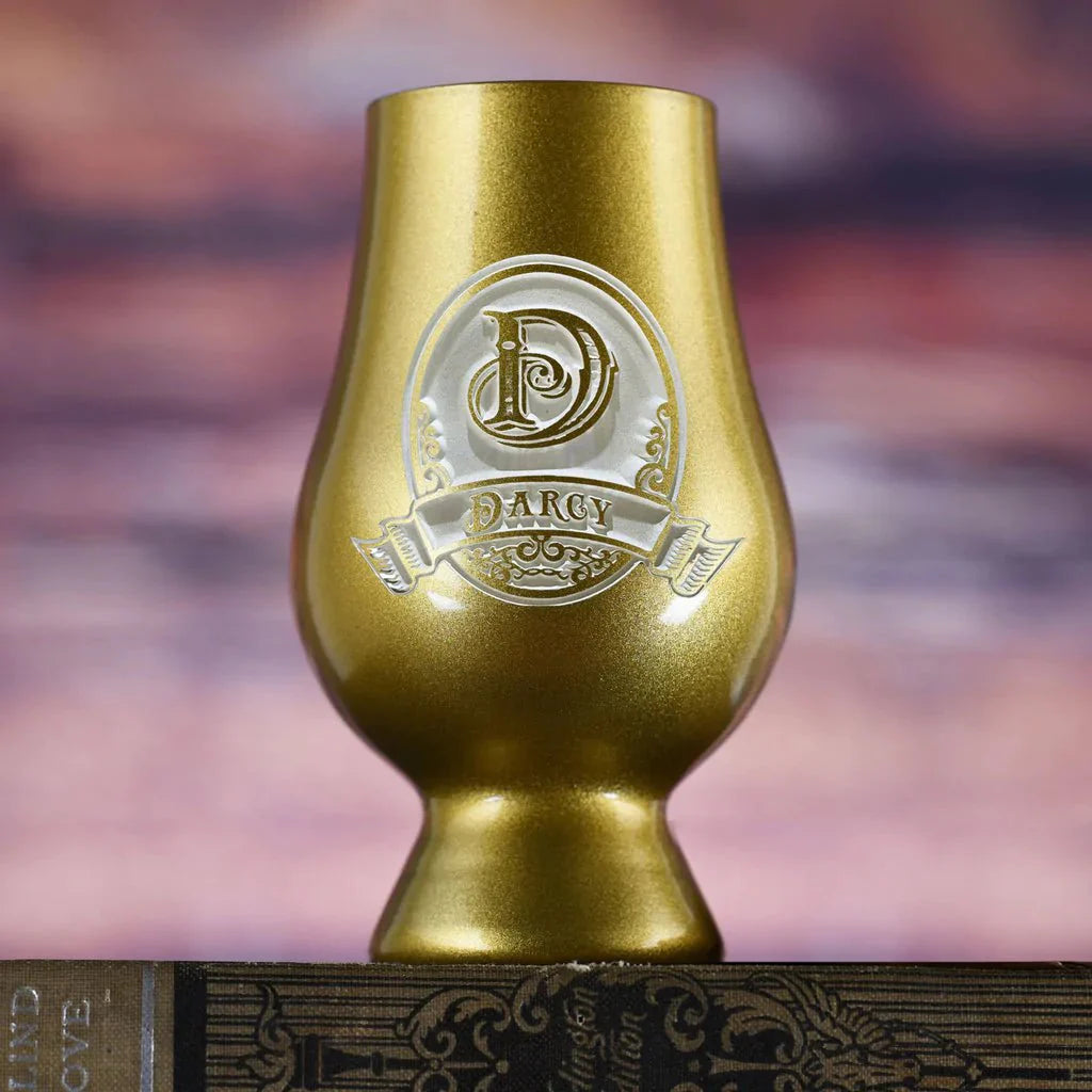 Personalized Etched Glencairn Whiskey Glass