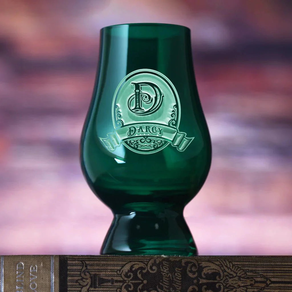Personalized Green Glencairn Whisky Glass – Ideal for Blind Tastings
