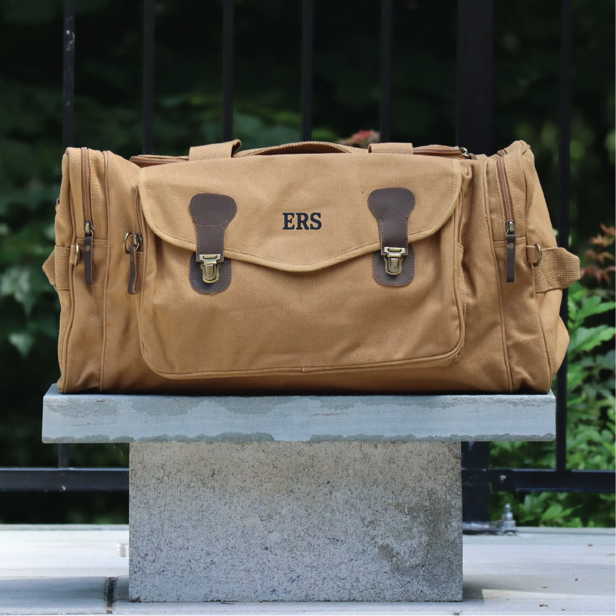 Monogrammed Weekender Duffle Bag for Men - Personalized Overnight Bag for Men Monogrammed Weekender Duffle Bag for Men - Personalized Overnight Bag for Men