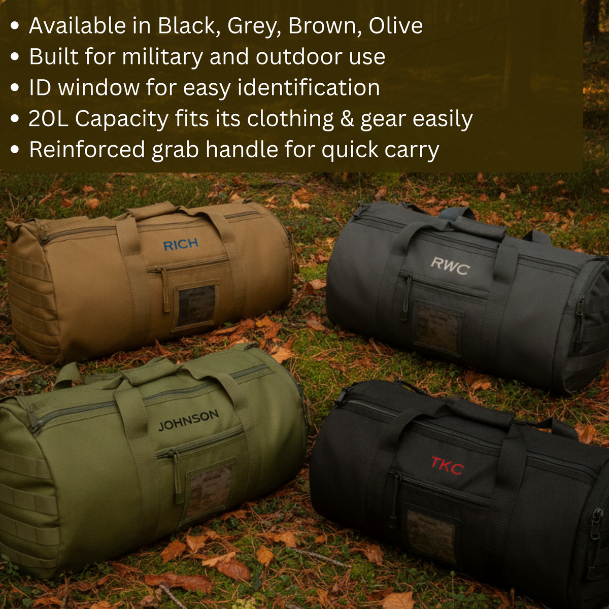 Groomsman Tactical Traveler Duffle Bag
