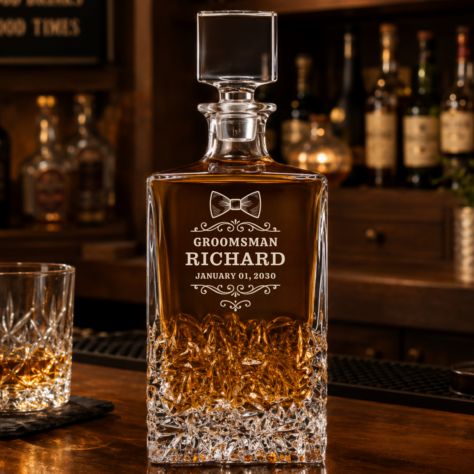 Bradford Wedding Whiskey Decanter
