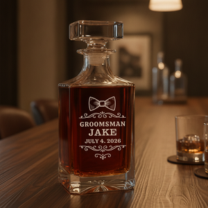 Personalized Whiskey Wedding Crate