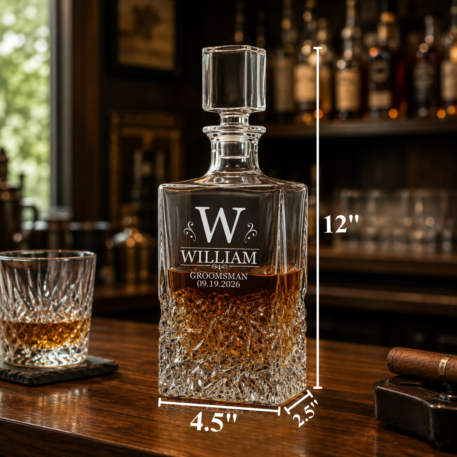 The Cheers to the Crew Decanter