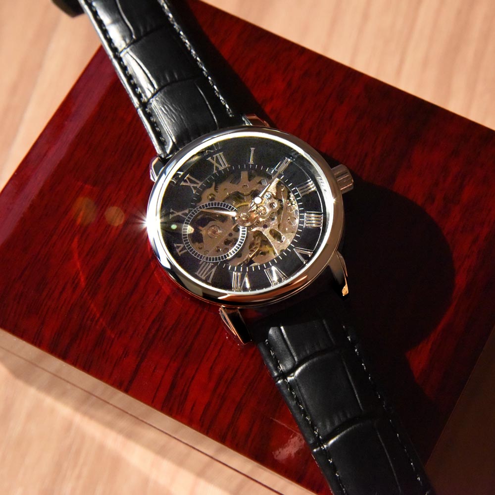 Groomsmen Save The Date Watch | Luxury Skeleton Watch Proposal - Groovy ...