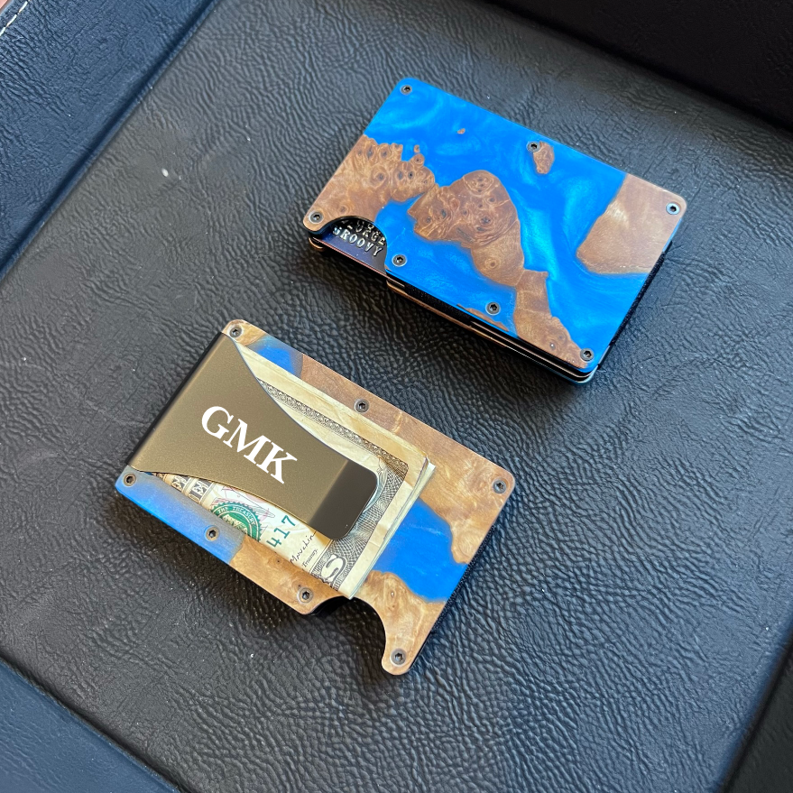 Engraved Resin Wallets