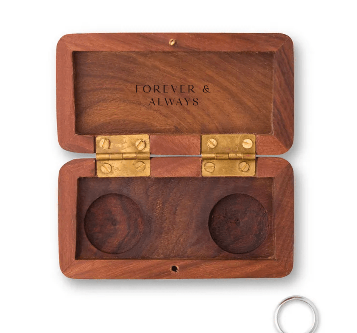 Unique Personalized Heirloom Custom Ring Box Customized Gifts for Men by Groovy Guy