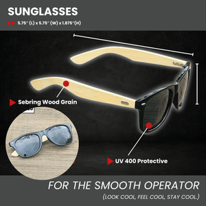 Unique Personalized Custom Groomsmen Sunglasses Customized Gifts for Men by Groovy Guy