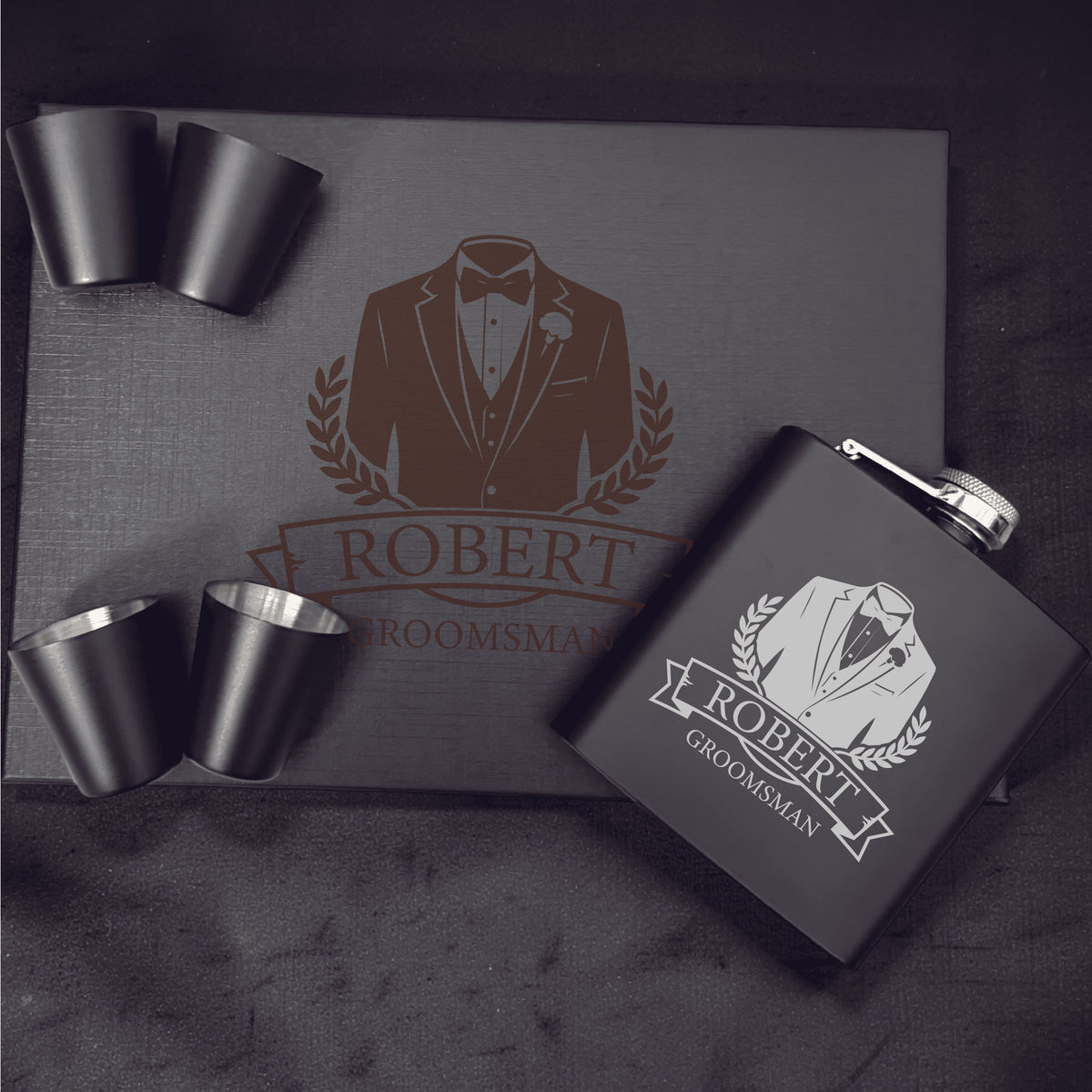 The Brotherhood Flask Gift Set