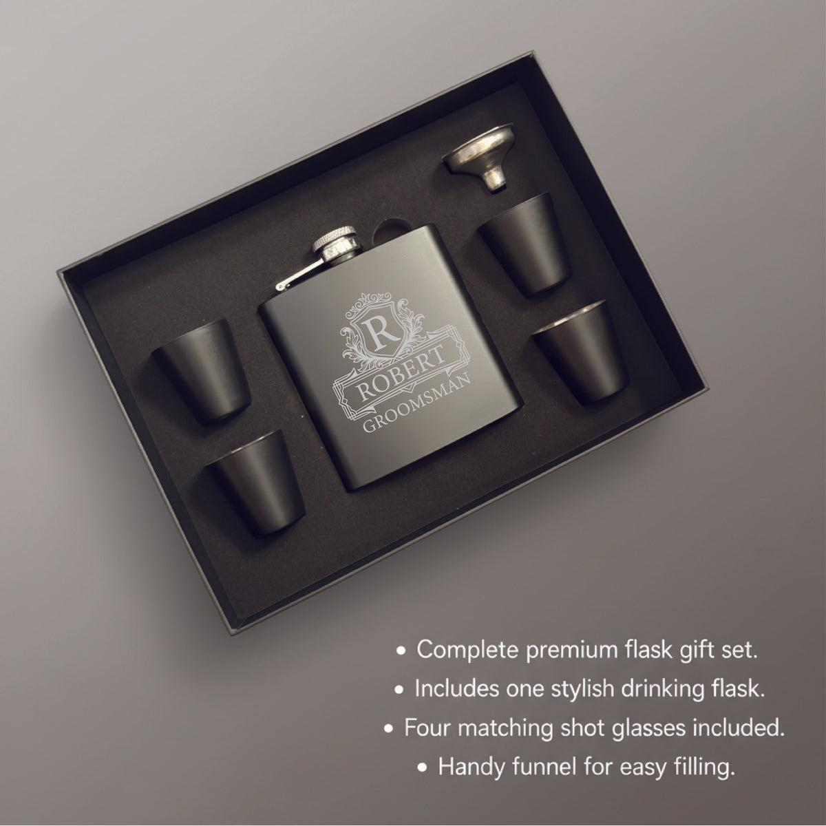 The Brotherhood Flask Gift Set