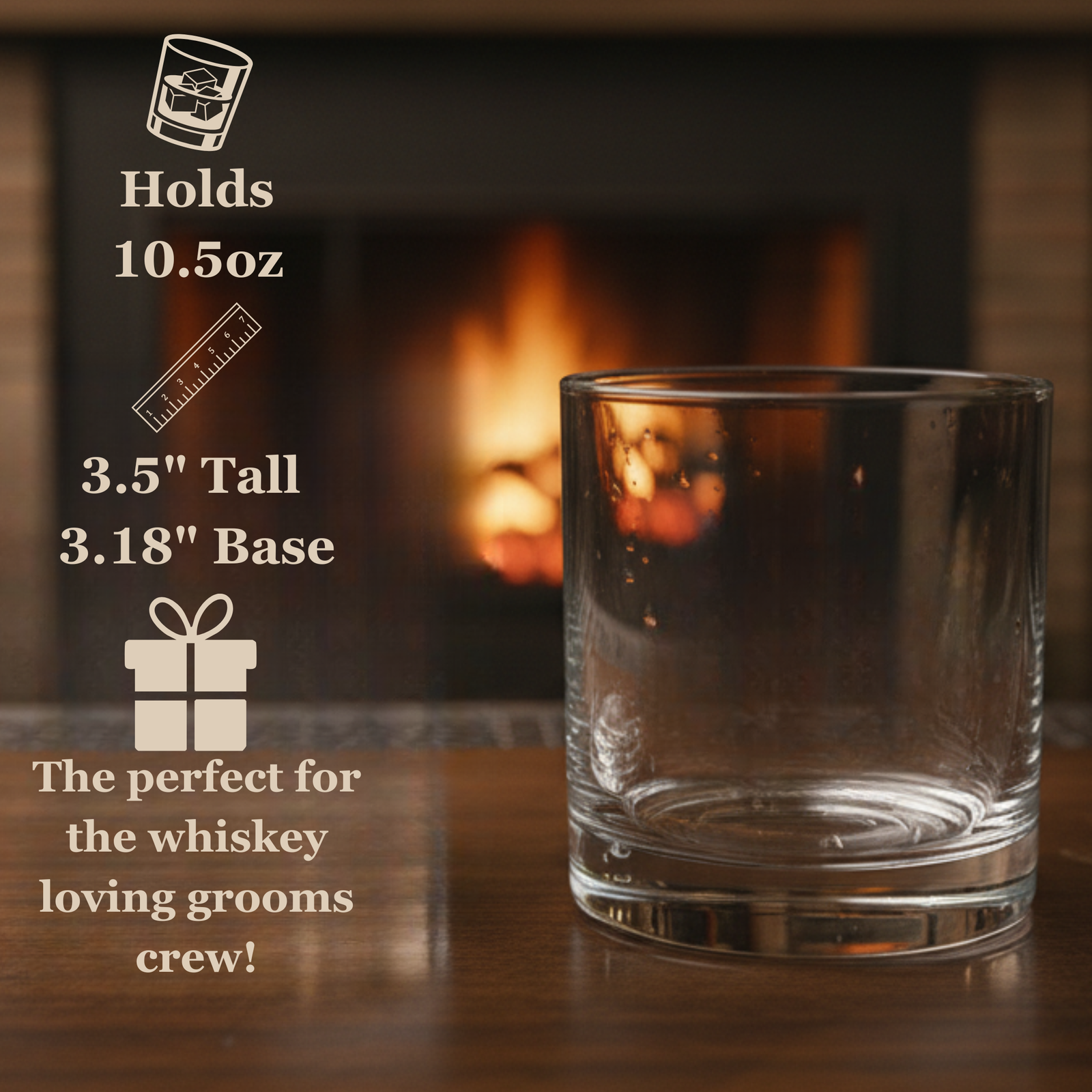 Last Call Groomsmen Whiskey Glass