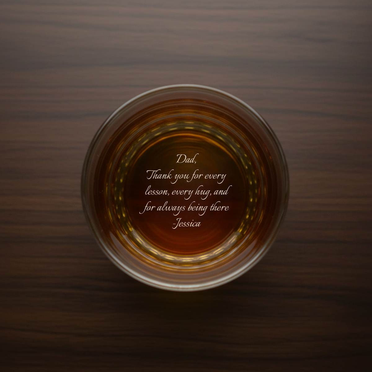 Father of the Bride Whiskey Glass