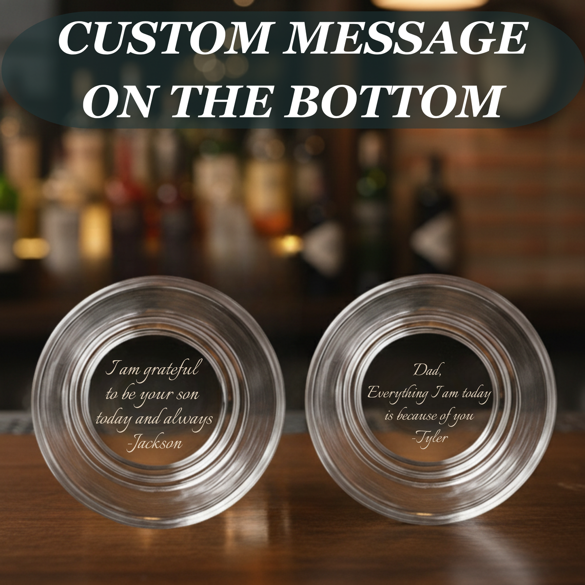 Father of the Groom Whiskey Glass