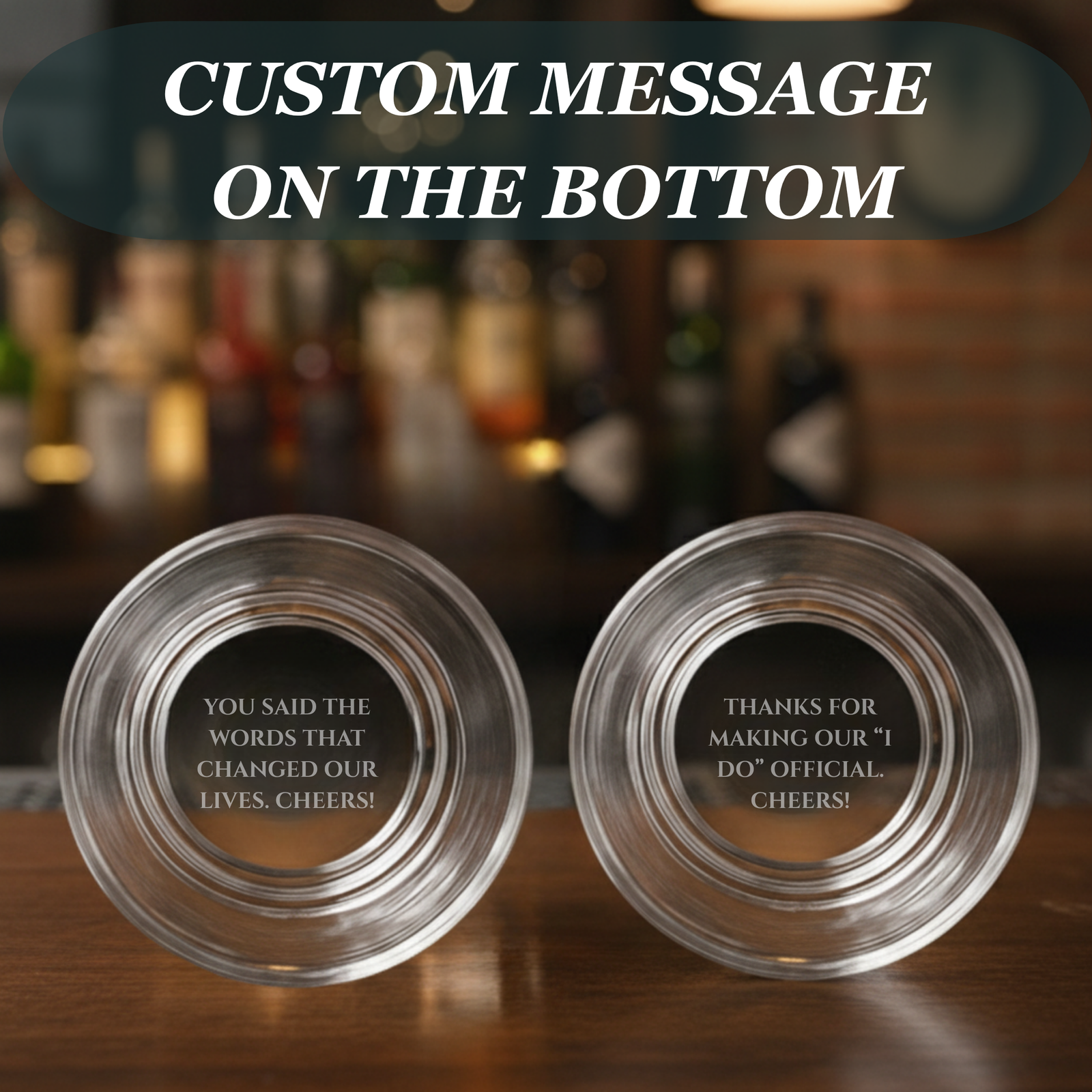 Wedding Officiant Whiskey Glass