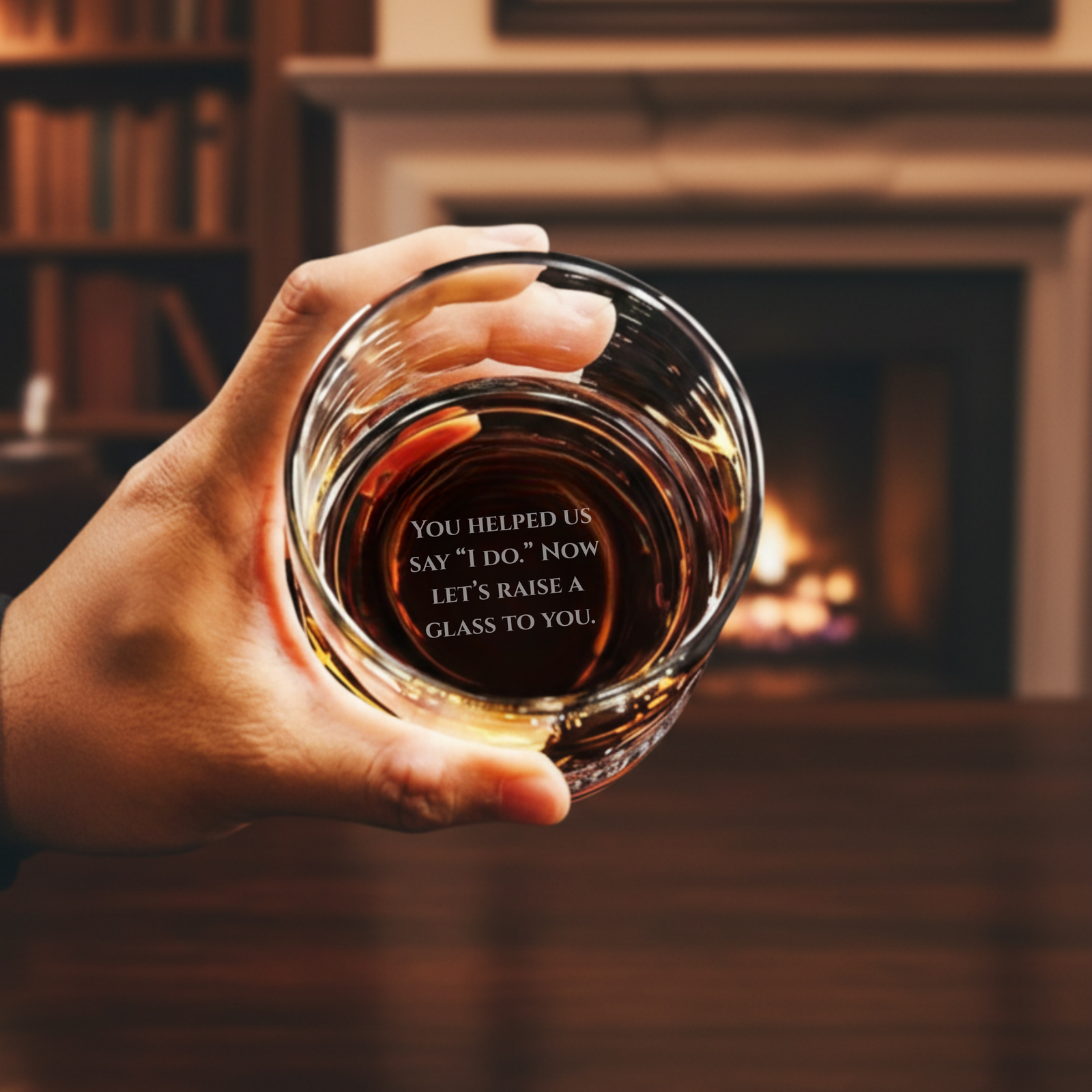 Wedding Officiant Whiskey Glass