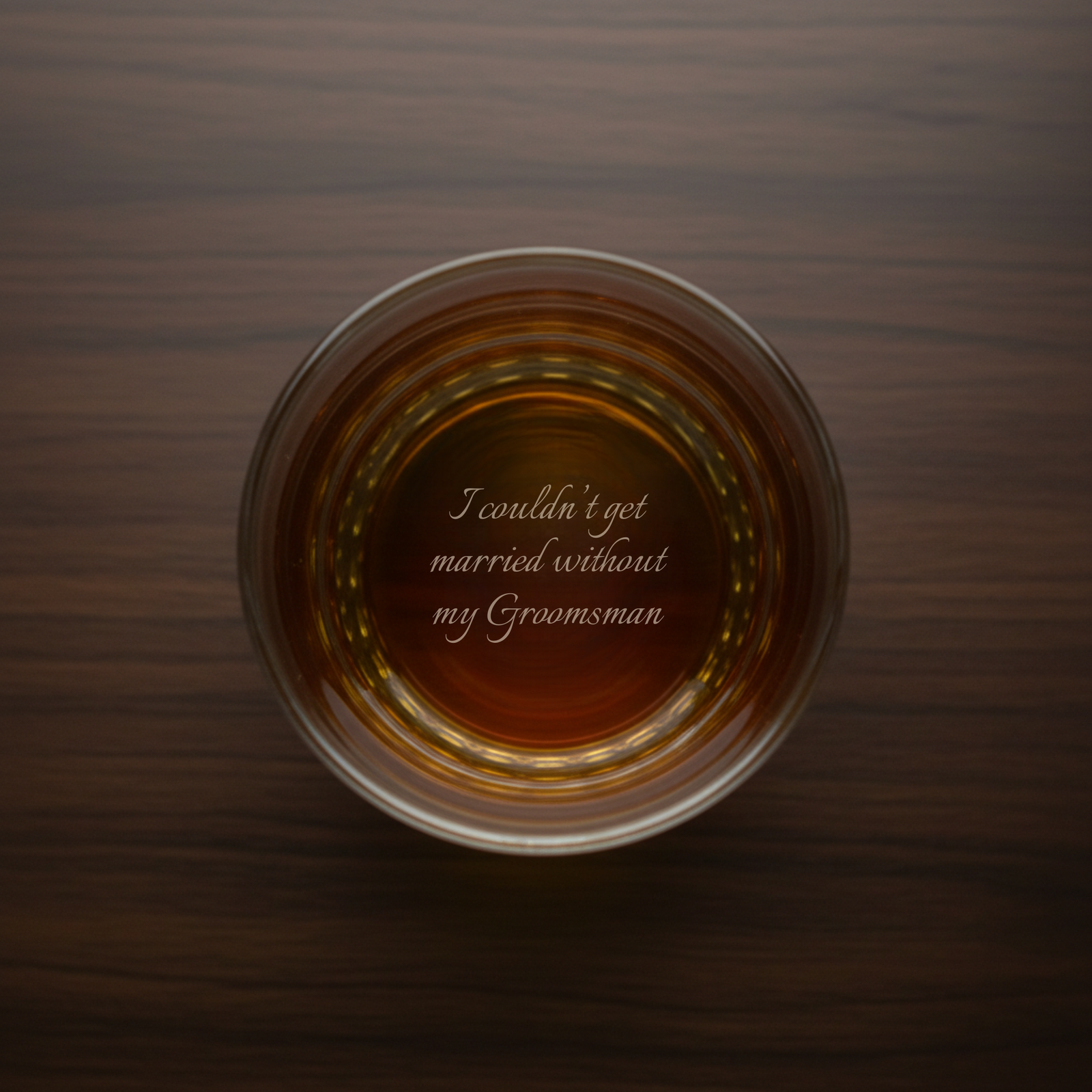 Groomsmen Hidden Proposal Whiskey Glass