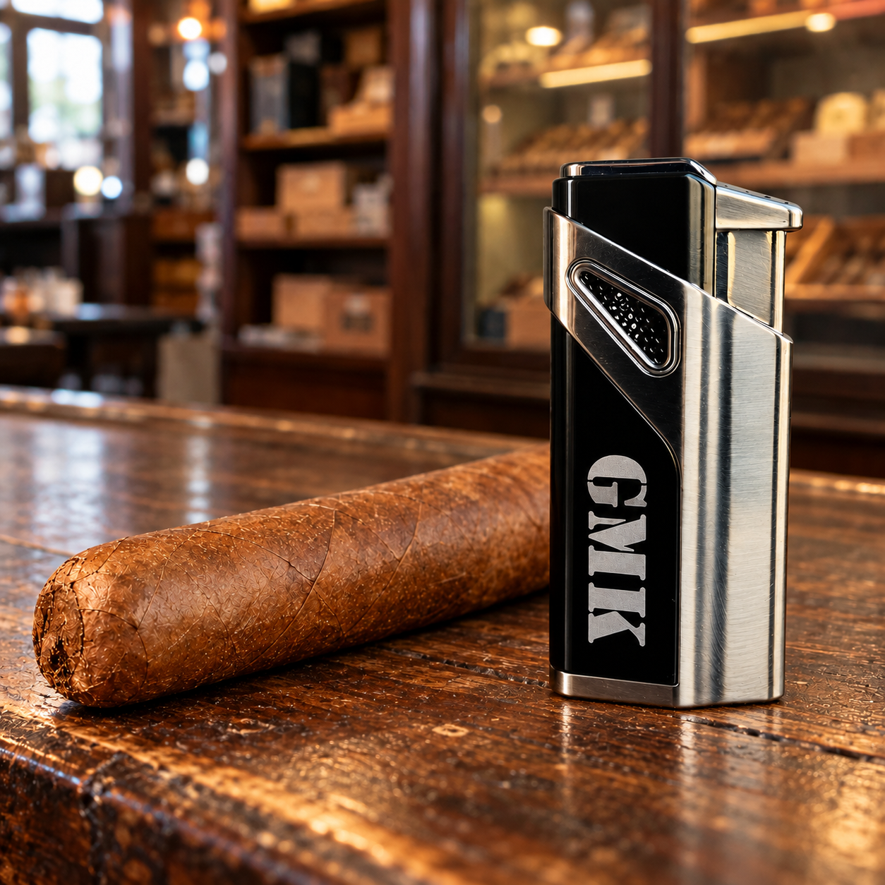 Engraved GMK torch lighter
