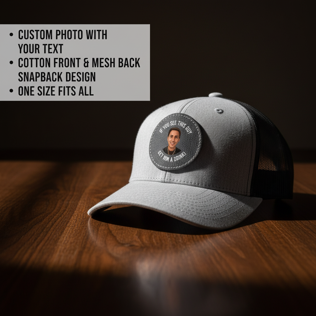 Dome Piece Custom Photo Hat