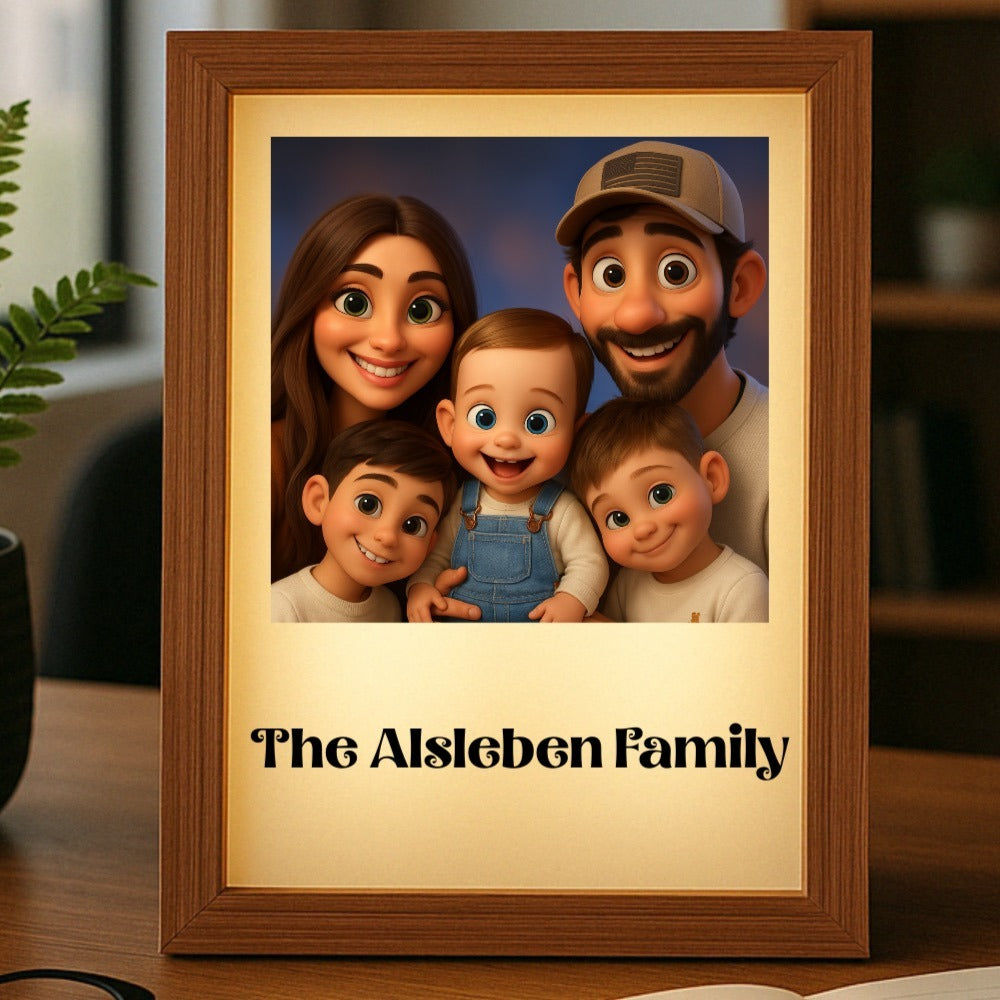 Animated Family Photo Light Box