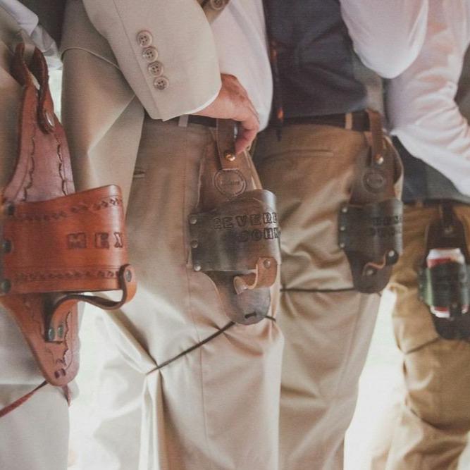 Bar Bro&#39;Ster Holster by Groovy Groomsmen Gifts