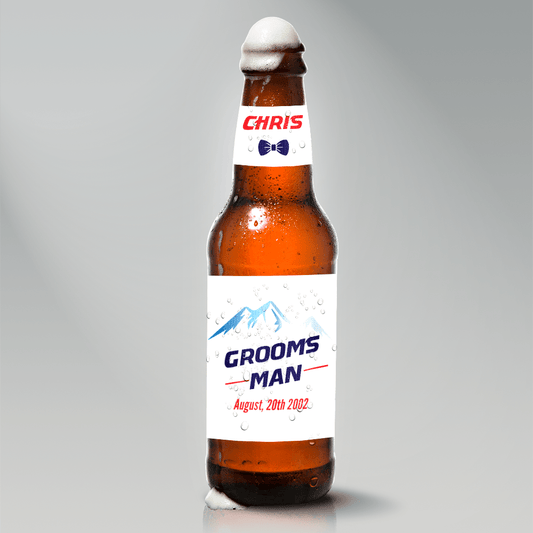 Unique Personalized Ice Cold Groomsman Customized Gifts for Men by Groovy Guy