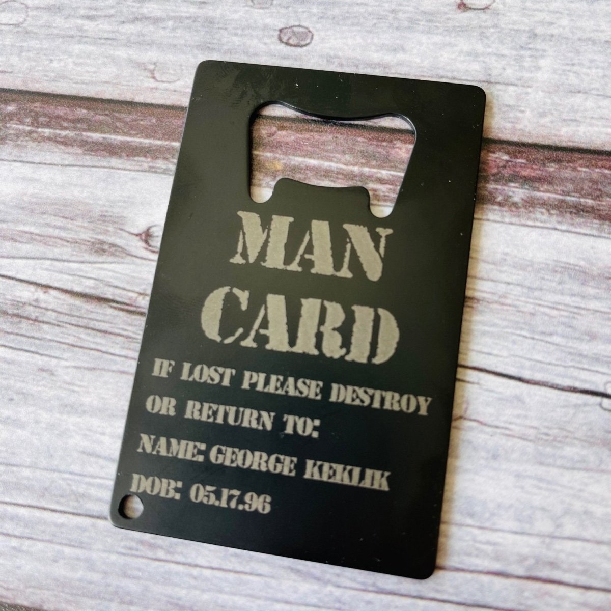Man Card - Groovy Groomsmen Gifts