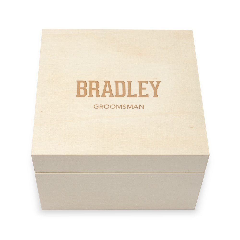 Box Sets Bro Bin by Groovy Groomsmen Gifts