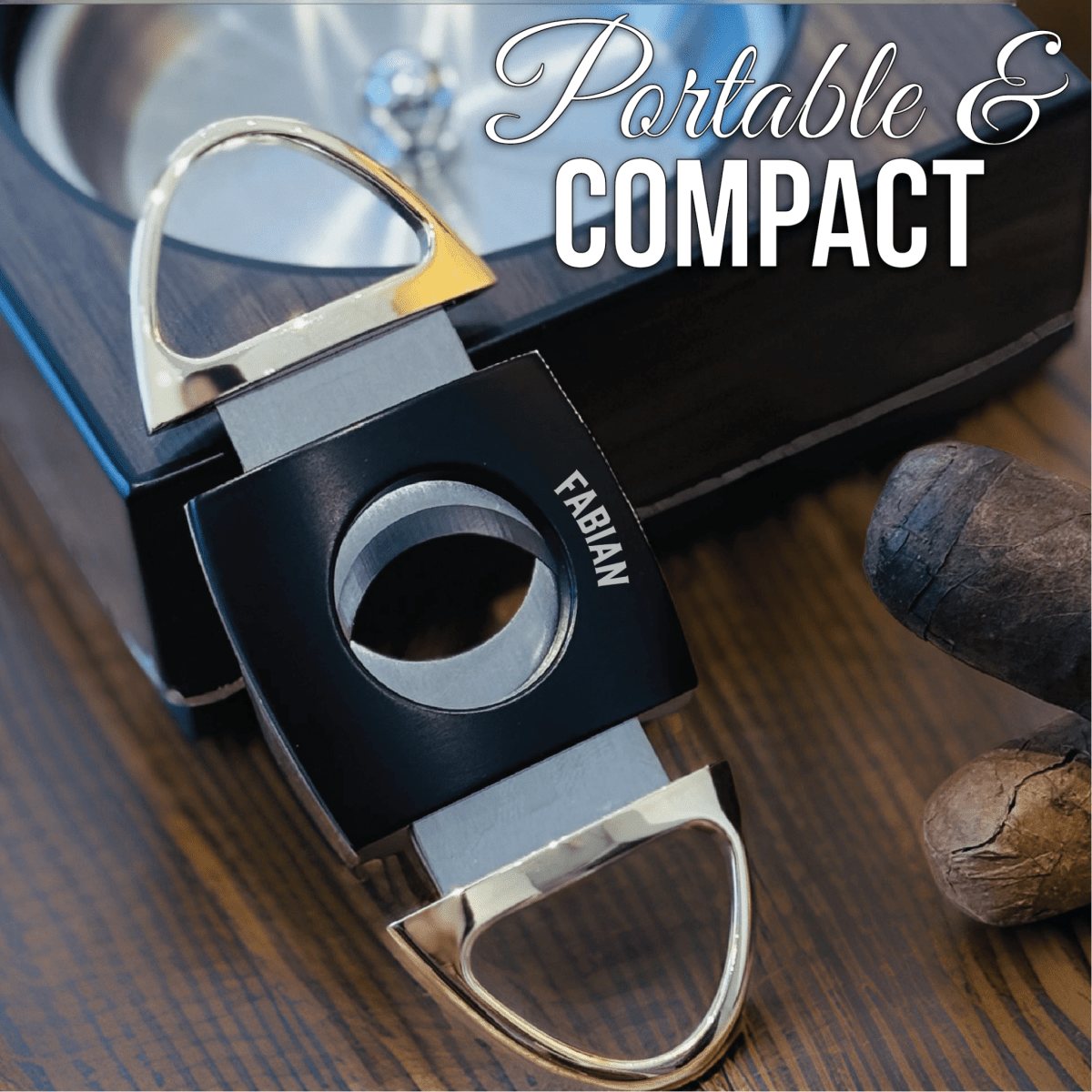 Cigar Cutter The Golden Edge by Groovy Groomsmen Gifts