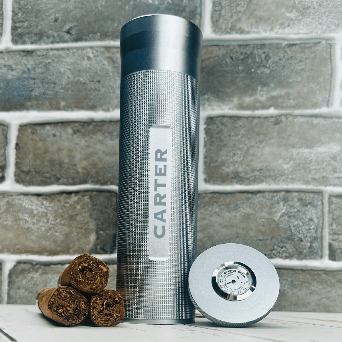 Unique Personalized Traveler&#39;s Trove Luxury Cigar Set Customized Cigar Gifts for Men by Groovy Guy