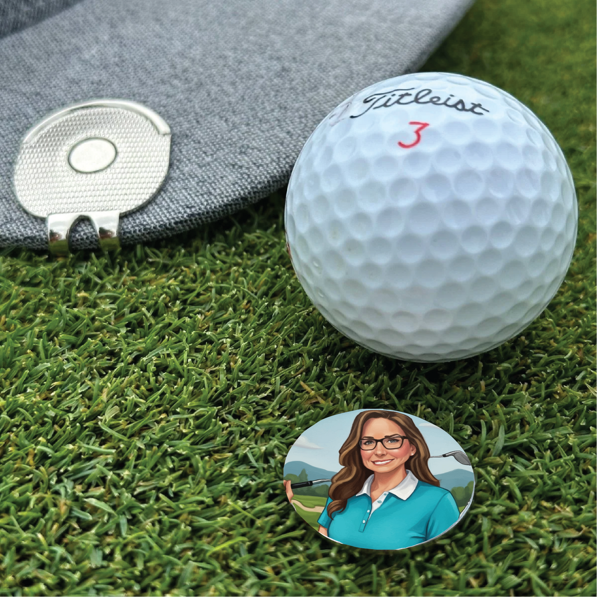 Personalized Cartoon Ball Marker